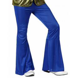 Pantalon Disco Bleu Femme