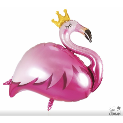 Ballon Mylar Flamant rose /...