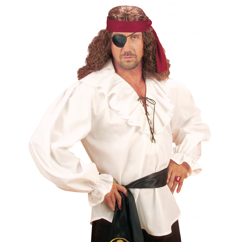 Chemise Pirate / Renaissance / Corsaire Blanc Homme vendu entre 12 à 15 euros Chemise Pirate / Renaissance / Corsaire Blanc Homme vendu entre 12 à 15 euros