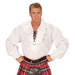 Chemise Pirate / Renaissance / Corsaire Blanc Homme vendu entre 12 à 15 euros