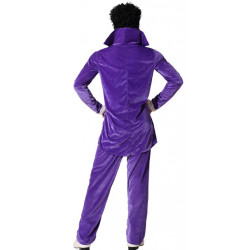 Costume Prince Rock Star Violet Homme