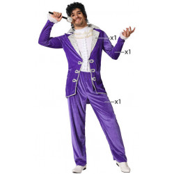 Costume Prince Rock Star Violet Homme