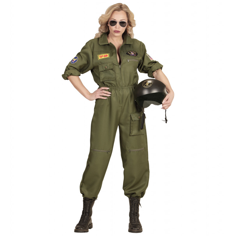 costume aviateur femme