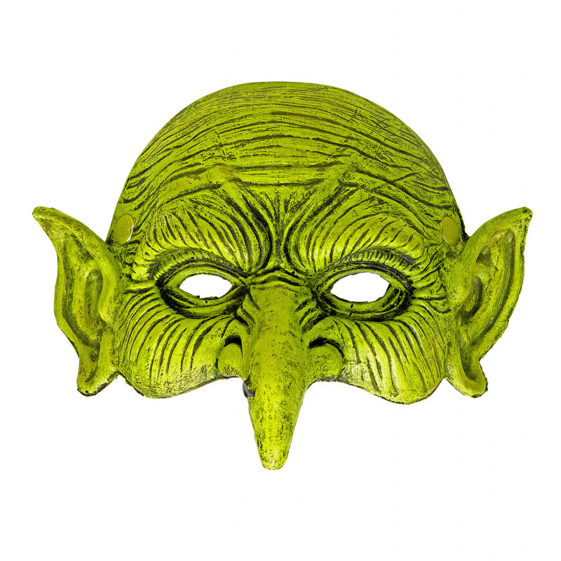 Masque de Sorcière vert en souple
