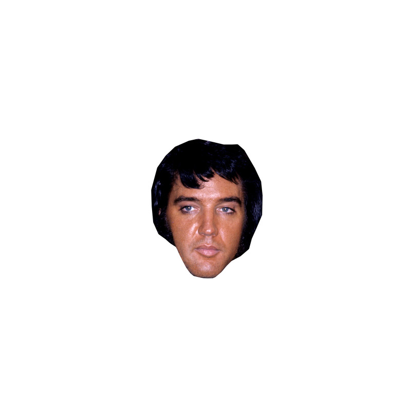 Masque Elvis Presley en carton