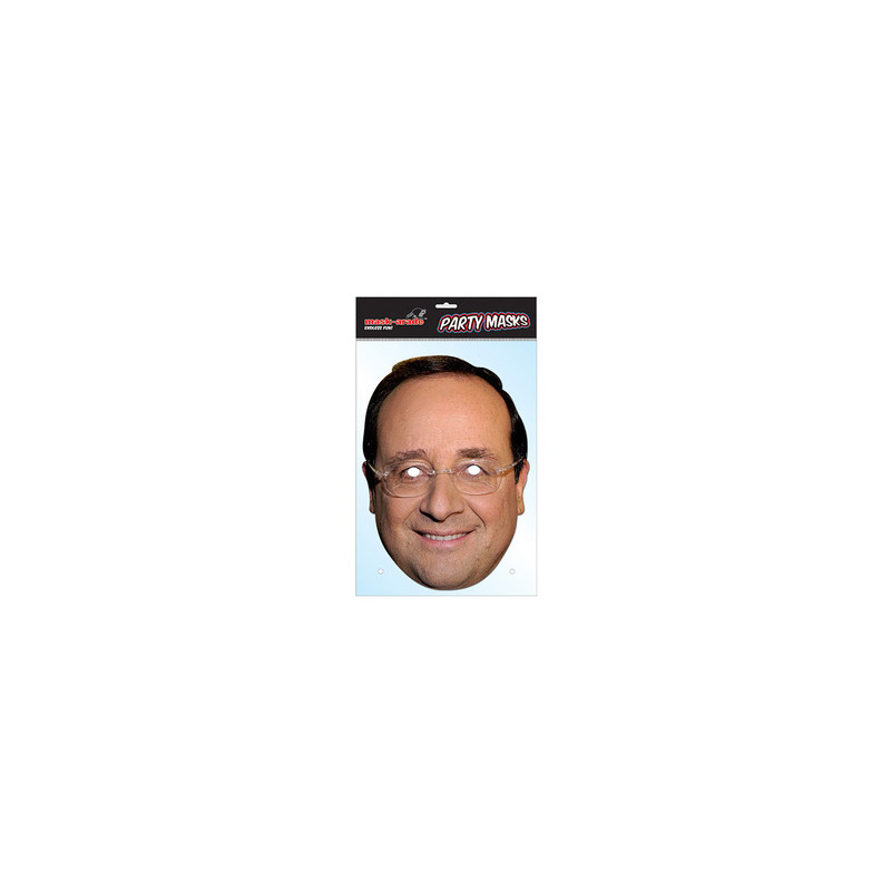 Masque François Hollande en carton
