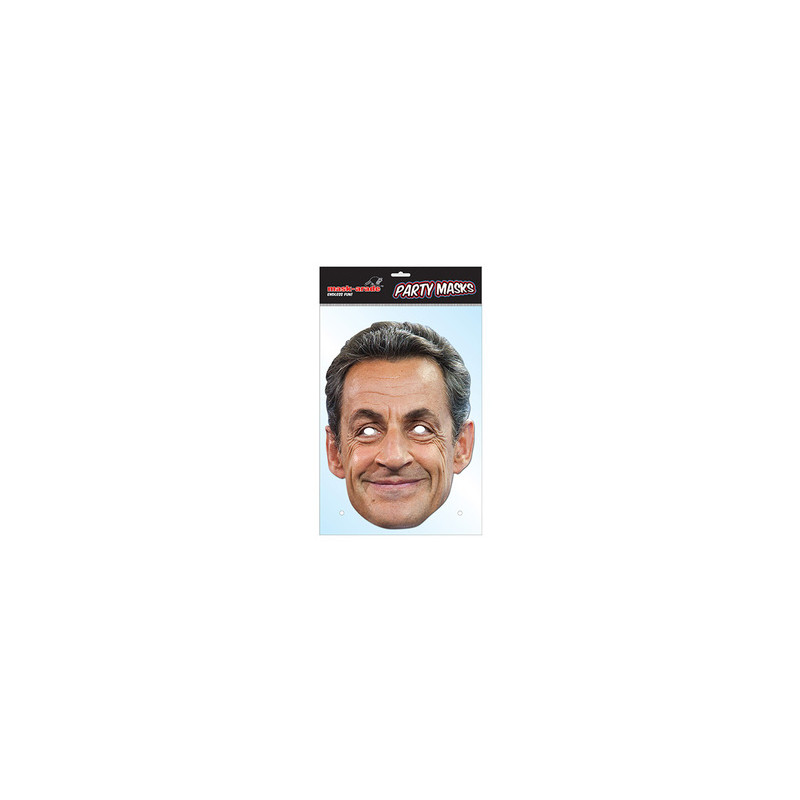 Masque Nicolas Sarkozy en carton