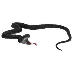 Serpent en Caoutchouc noir