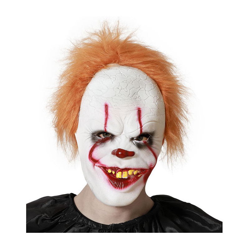 Masque Halloween clown en souple