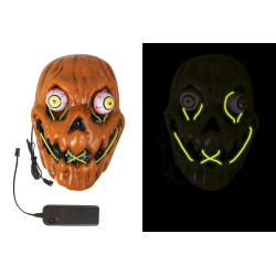 Masque LED Citrouille