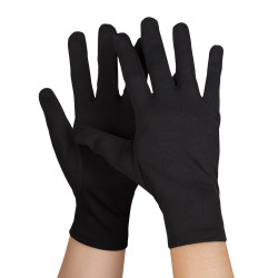 gants noirs femme