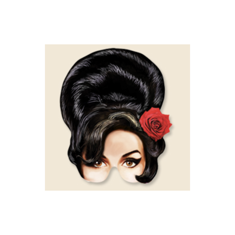 Masque Amy Winehouse en carton