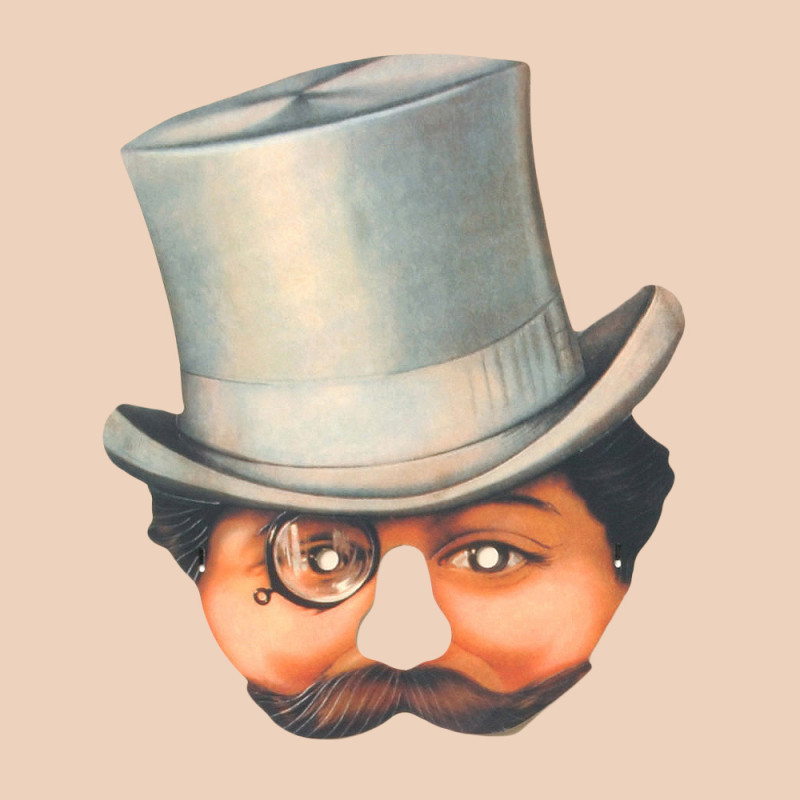 Masque 1900 Homme en carton