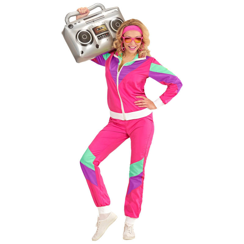 Costume Jogging année 80 rose fluo vendu entre 15 à 20 euros Costume Jogging année 80 rose fluo vendu entre 15 à 20 euros