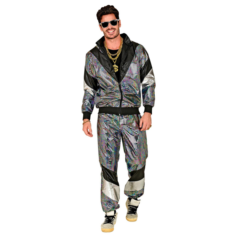 Costume Jogging Année 80 Multi couleurs Réfléchissant vendu entre 15 à 20 euros Costume Jogging Année 80 Multi couleurs Réfléchissant vendu entre 15 à 20 euros