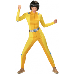 Costume Combinaison Totally Spies jaune vendu entre 20 à 25 euros