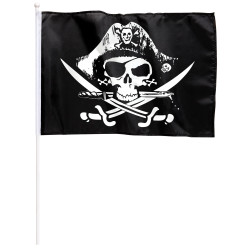 Drapeau pirate Corsaire en tissu