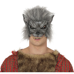 Demi Masque Loup garou Latex