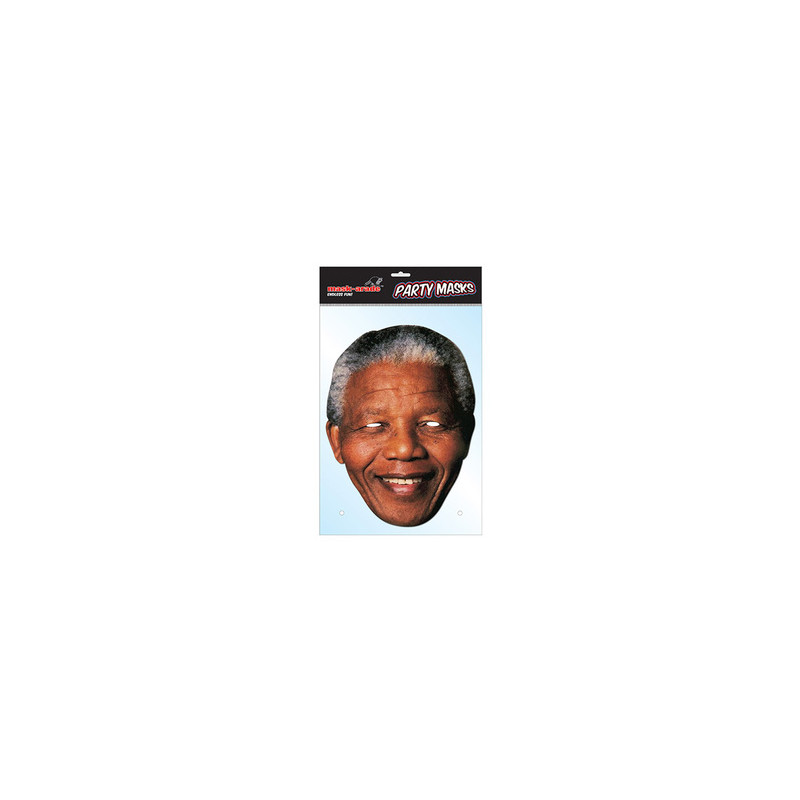 Masque Nelson Mandela en carton