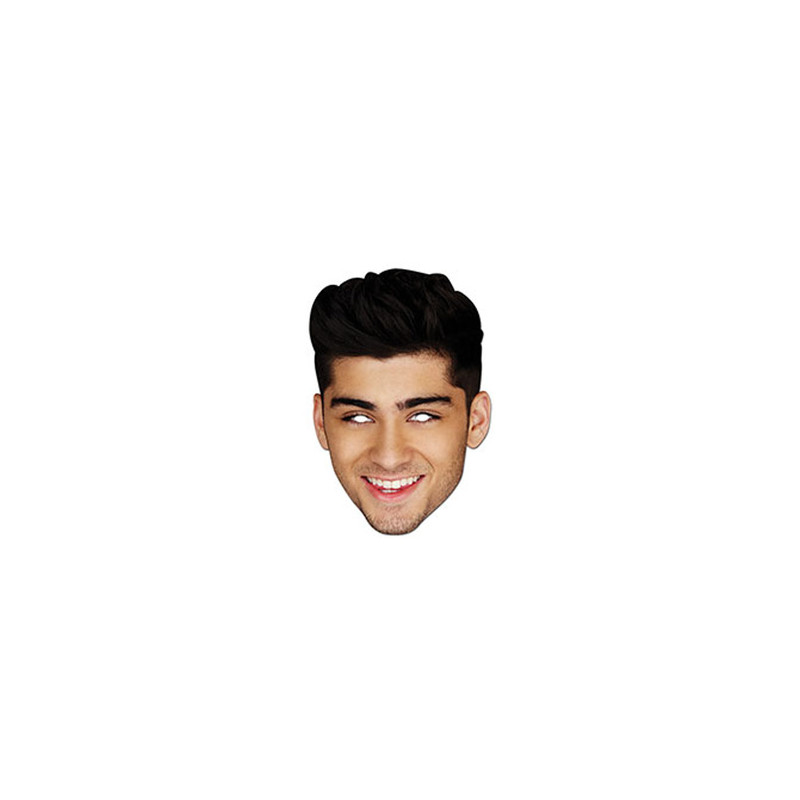 Masque One Direction Zayn Malik en carton