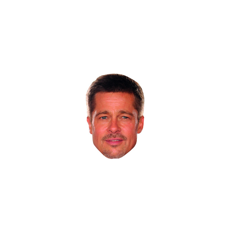 Masque Brad Pitt en carton