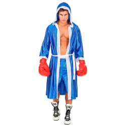 Costume Boxeur bleu vendu...
