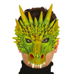 masque dragon vert